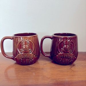 Vintage Hawaiian mugs